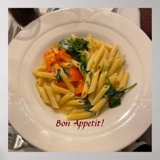 Poster Photo Pasta (Devant)