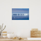 Poster Photo paysage de l'iceberg Antarctique avec texte (Cuisine)