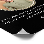 Poster Photo Père de la mariée Cadeau cadeau Merci (Coin)