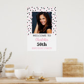 Poster Photo personnalisé 20x30 pour anniversaire Black P (Cuisine)