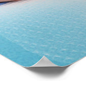 Poster Photo personnalisé de bébé garçon bleu sur mesure  (Coin)