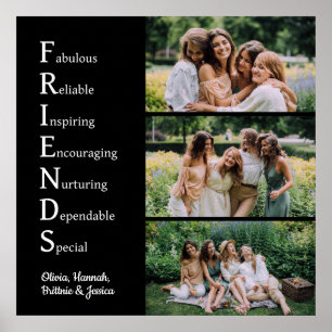 Poster Photo personnalisé FRIENDS