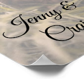 Poster photo personnalisé pour couple (Coin)