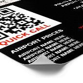 Poster Photo personnalisée, Conducteur Uber - Tarifs (Coin)