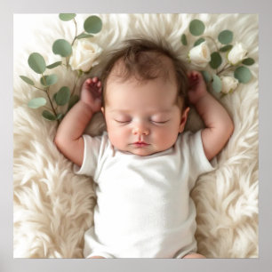 Poster Photo personnalisée de bébé