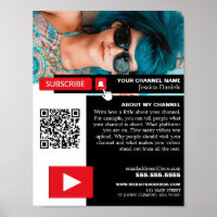 Photo personnalisée et code QR, Youtube - Vlogger