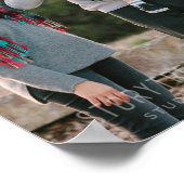 Poster Photo personnalisée et nom Calendrier 2025 (Coin)