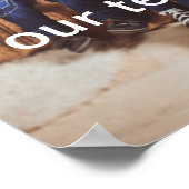 Poster Photo personnalisée et/ou texte (Coin)