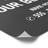 Poster Photo personnalisée, Manquant, Perdu Animal de com (Coin)