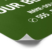 Poster Photo personnalisée, Manquant, Perdu Animal de com (Coin)