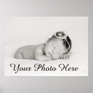 Poster Photo Personnalisée Pour Bébé Imprimer Pour Le Cad