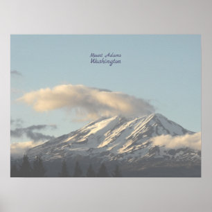 Poster Photo Pittoresque du mont Adams Washington