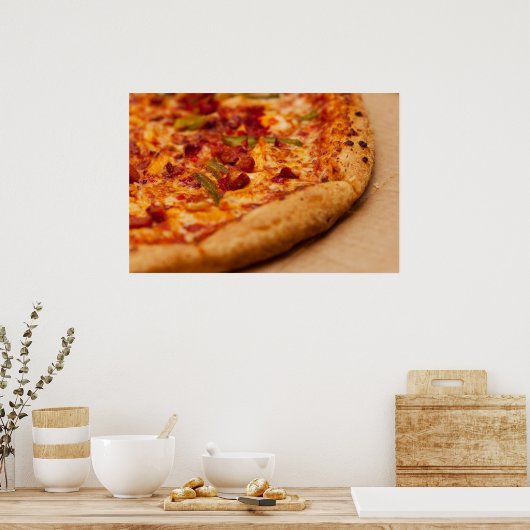 Poster Photo Pizza (Cuisine)