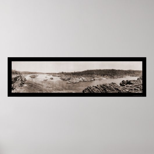 Poster Photo Potomac de Great Falls 1909 (Devant)