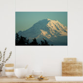 Poster Photo print:  Winter Mt. Rainier (Cuisine)