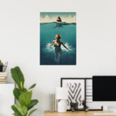 Poster Photo Profond De L'Affiche (Bureau à domicile)