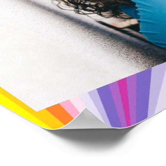 Poster photo psychédélique Amis Thème HAMbWG (Coin)