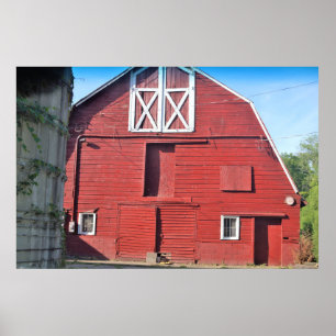 Poster Photo Red Barn