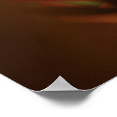 Poster Photo Red Fall Leaf Nature (Coin)