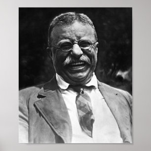 Poster Photo riante de Theodore Roosevelt