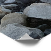 Poster photo Rocky Waterscape Sunset (Coin)