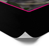 Poster Photo rose de cintrage unique (Coin)