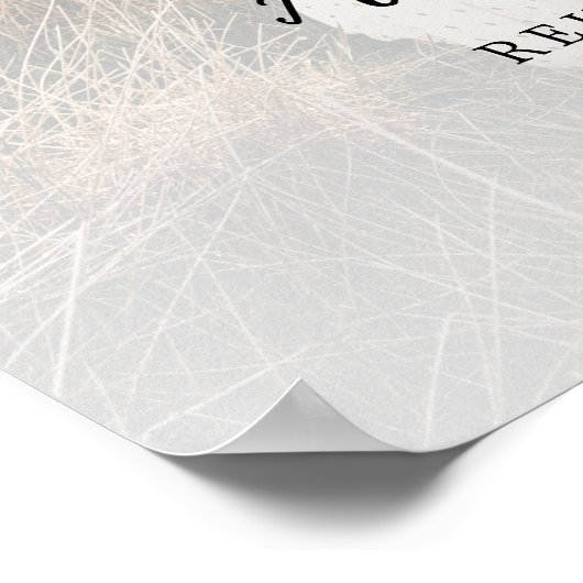 Poster Photo Rustique Script Un Jour Avant Le Dîner De Ré (Coin)