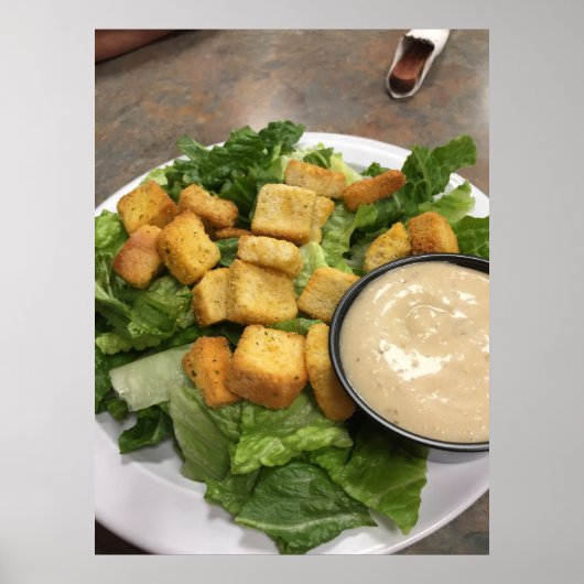 Poster Photo Salade César (Devant)