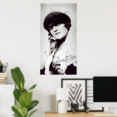 Poster Photo signée de Marie Lloyd (Bureau à domicile)