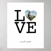 Poster Photo simple d'amour dans le code du script du coe (Devant)