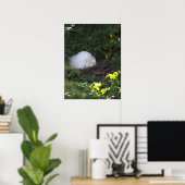 Poster photo Snowy Egret (Bureau à domicile)