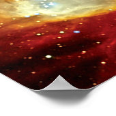 Poster Photo spatiale Pulsar SXP 1062 Supernova restante  (Coin)