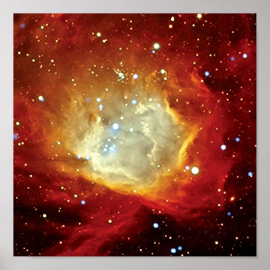 Poster Photo spatiale Pulsar SXP 1062 Supernova restante  (Devant)