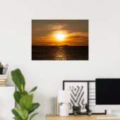 Poster Photo Sunset Seascape (Bureau à domicile)