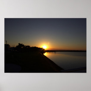 Poster photo Sunset Waterscape