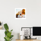 Poster Photo Template Love Text White (Thuiskantoor)
