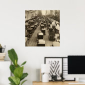 Poster Photo vintage de la (Bureau à domicile)