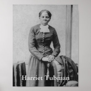 Poster Photo vintage en noir et blanc de Harriet Tubman