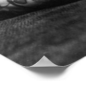 Poster Photo vintage Tattoooé Lady B&W (Coin)