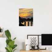 Poster photo Waterscape Sunset (Bureau à domicile)
