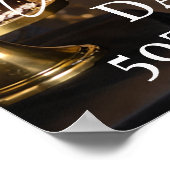 Poster Photo welcome birthday party (Coin)