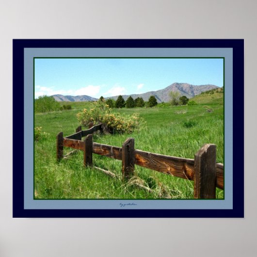 Poster photo Western Fence par gretchen (Devant)