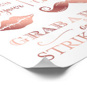 Poster Photobooth Chic Rose Gold - Signe Imprimé 'PRENDS  (Coin)