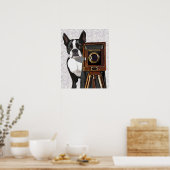 Poster Photographe Boston Terrier (Cuisine)
