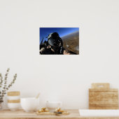 Poster Photographe de combat aérien de l'armée de l'air a (Cuisine)