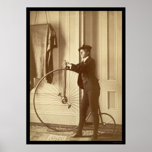 Poster Photographe Frances Johnston habillé comme homme