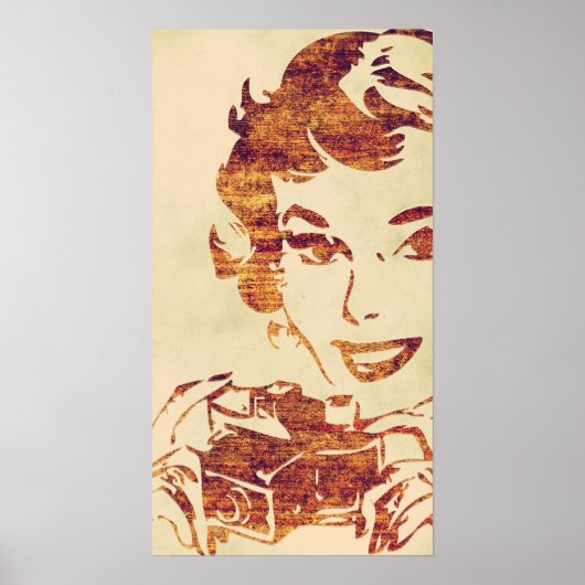 Poster Photographe rétro (Devant)