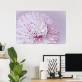 Poster Photographie à fleurs pastel douce (Bureau à domicile)