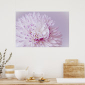 Poster Photographie à fleurs pastel douce (Cuisine)