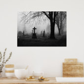 Poster Photographie à vendre - Cimetière Fog 1 Prints (Cuisine)
